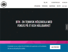 Tablet Screenshot of bth.se